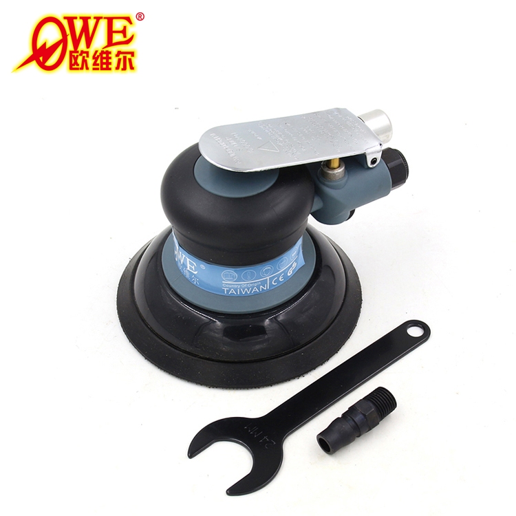 Ouer OW-8217 5 inch 125mm pneumatic sandpaper machine sand shock polishing grinding polishing grinding machine