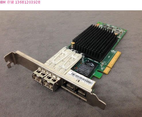 2B93 Emulex 10Gb Double 10,000 trillion optical fiber network card electrical outlet RJ45 4 mouth IBM 00E3497