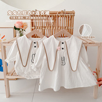 Girls foreign style skirt spring dress baby college style haji dress girl baby princess dress fashion bunny dress go out