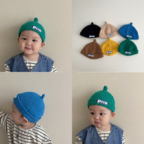 Baby autumn and winter hat beanie hat winter knit hat versatile for men and women baby cute childrens pacifier hat cap cap