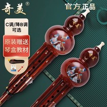 奇美葫芦丝C调降B调小学生用教学儿童自学初学成人专业乐器F调G调