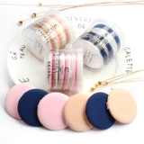 Спонж, поролоновые ватные диски, коробка для хранения, косметическая губка