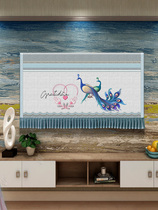 2021 LCD TV Dust Cover 55 inch 60 inch 65 inch 75 inch 80 inch hanging American Mediterranean Nordic