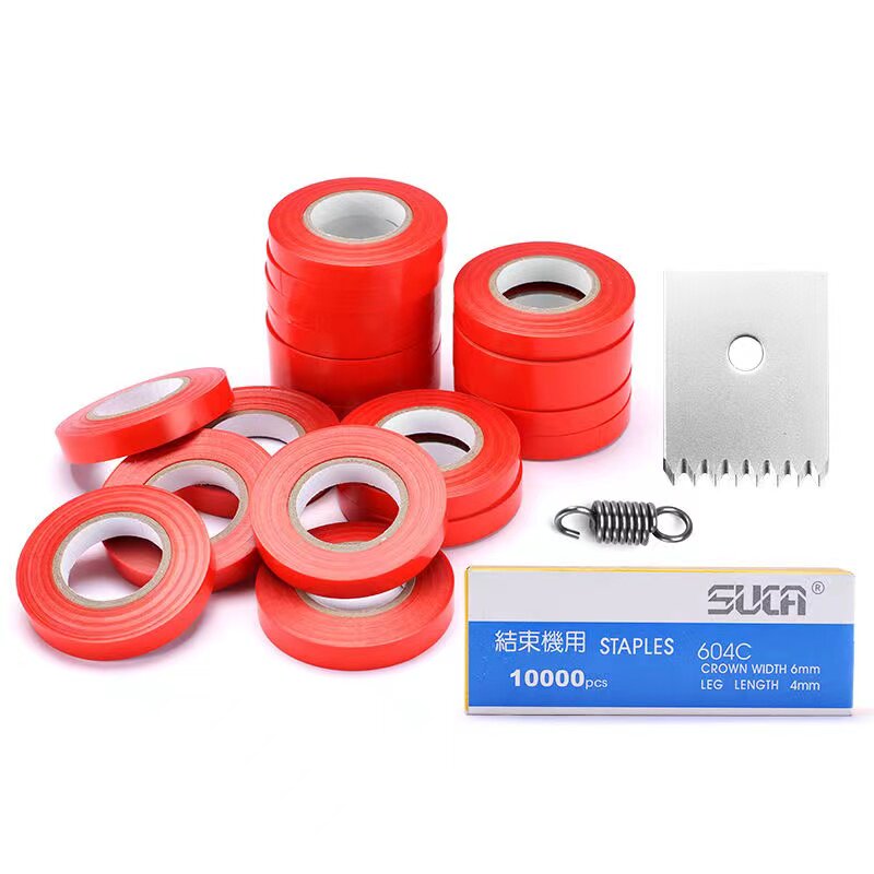 Comfortable tying machine PE tape accessories tomato grape tying man nail spring blade
