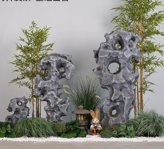 シミュレーション太湖石造園石洞窟石屋内ロックガーデン石装飾中庭レトロマイクロ風景装飾彫刻