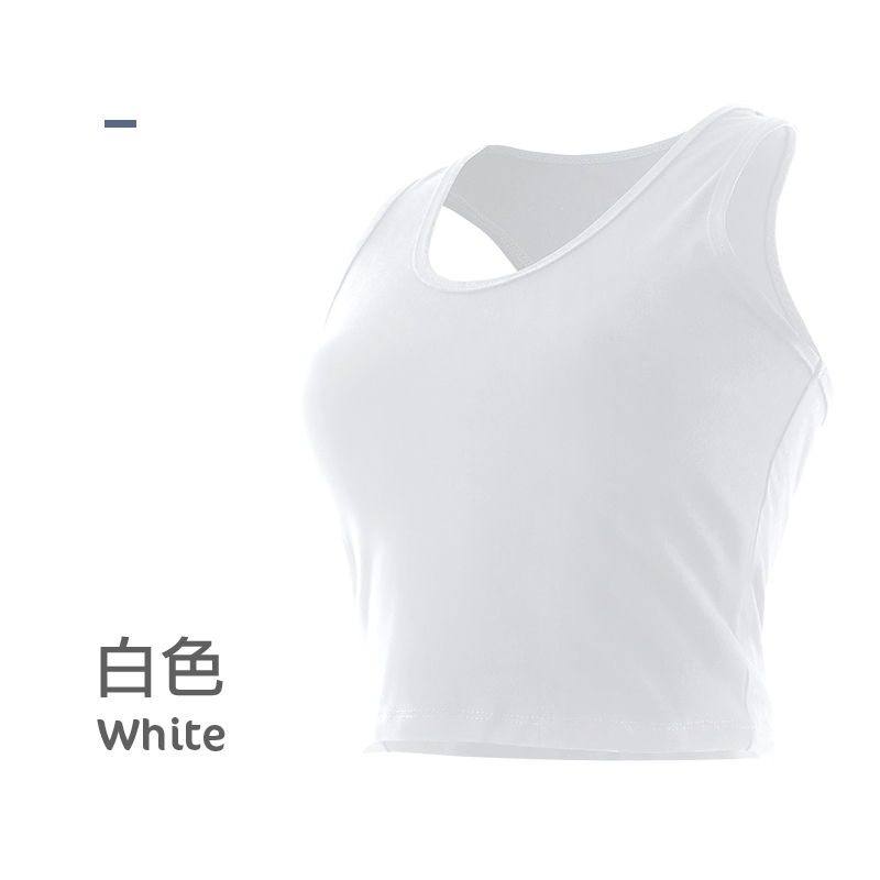 Whitenew pattern adult dance vest Uniforms jacket female Ballet Costume pure cotton yoga Bodybuilding dance Bottom up clothes