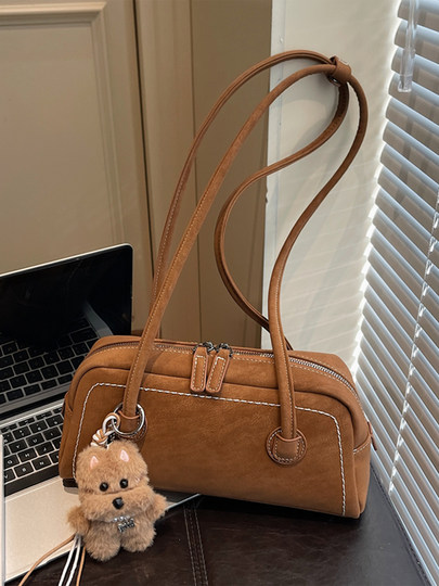 Retro Bag for Women, Large Capacity, 2026 New Autumn and Winter Versatile Casual Shoulder Underarm Bag, Work and Commuting Pillow Bag