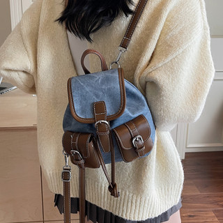 Backpack for Women, Fashionable Niche Design, Casual Student School Bag, Bucket Bag, Trendy Lightweight Travel Backpack