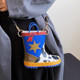 Personalized niche design bag 2022 new trendy fashion children's rain boots mobile phone bag fashion shoes Messenger bag female