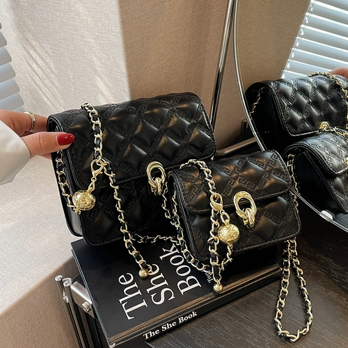 Маленькая летняя универсальная небольшая сумка, цепь, сумка через плечо, на цепочке