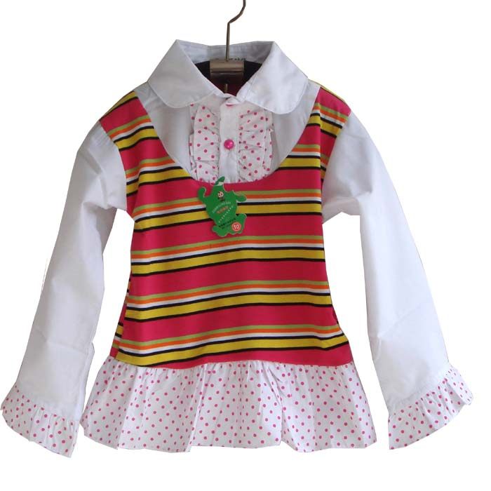 Chemise fille à manche longue - Ref 2086512 Image 8