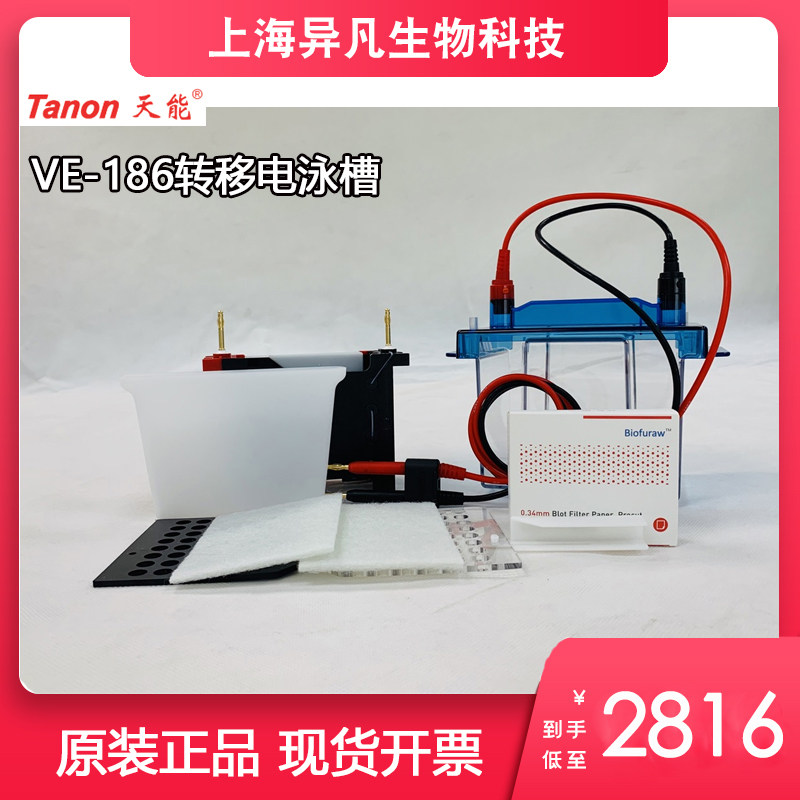 上海天能转移电泳槽VE 186/VE-186电泳仪天能电泳槽