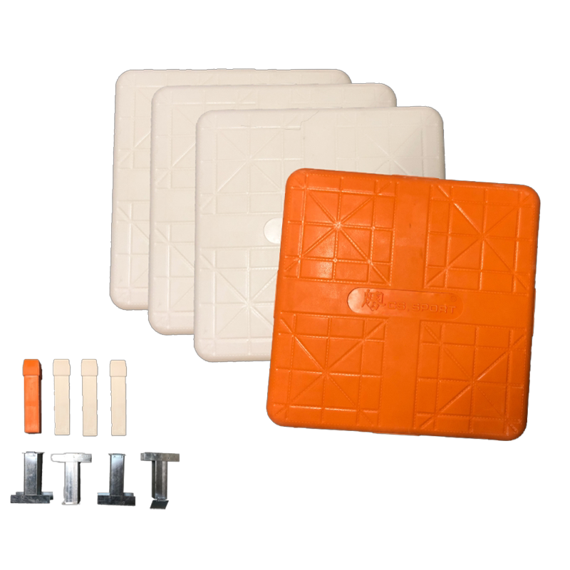 (Creative sports) baseball softball safety embedded rubber softball buns white side home softboard pitcher board-Taobao