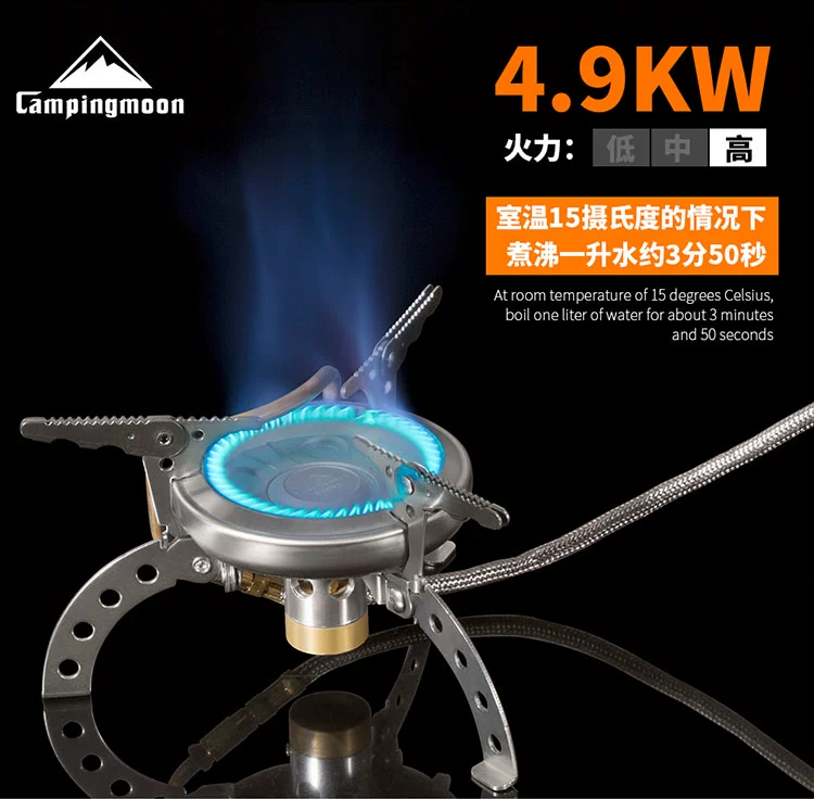 Keman Hyun Đinh Alpine Lò cắm trại ngoài trời Bếp gas chuyên nghiệp Bếp gấp di động Lò gas Lò sưởi Bếp lò - Bếp lò / bộ đồ ăn / đồ nướng dã ngoại