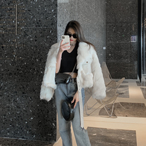 Yuuz2022 new imported Tuscany fur integrated fur coat womens fashionable Haining leather coat