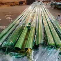 304 stainless steel bamboo simulation round tube bamboo fence wood grain paint 51 63 76 89 102 stainless steel tube