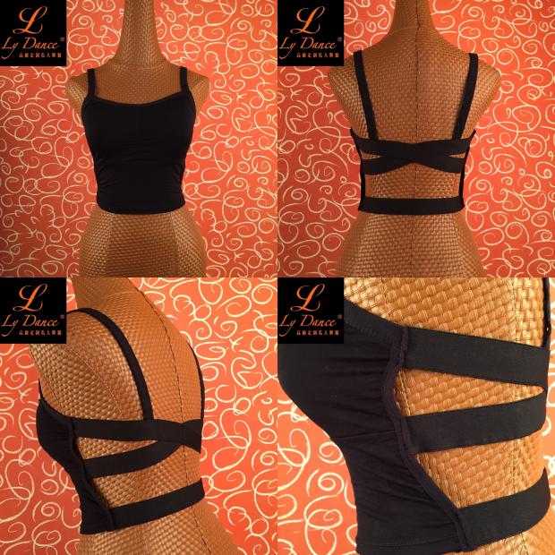 LYDIANCE Latin Dance Special Underwear Cross Beauty Back Harness Modale Fabric With Chest Cushion N02