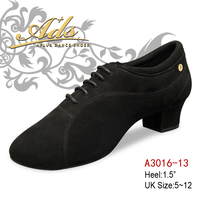 British ADS dance shoes The third generation of new men's Latin dance shoes imported turned cow leather A3016