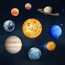 Solar System Planet Stars Removable Luminous Wall Sticker