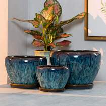 Pot ceramic Chinese style specials fleshy flower pot