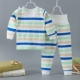 Bộ đồ lót trẻ em cotton mùa xuân và mùa thu quần áo trẻ em quần áo bé trai và bé gái mùa thu quần áo ngủ bé mùa xuân và mùa thu bộ đồ cotton cho bé trai