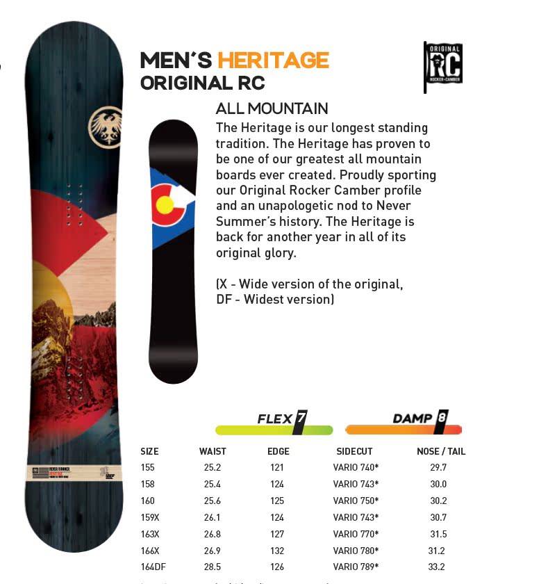 PZ snow furniture 2021 Never Summer HERITAGE men's ski veneer all-round board hardness 7
