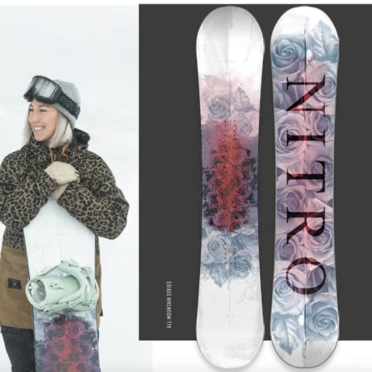 PZ Snow Furniture 2021 NTRO FATE Female Single Board Snowboard All-round Board