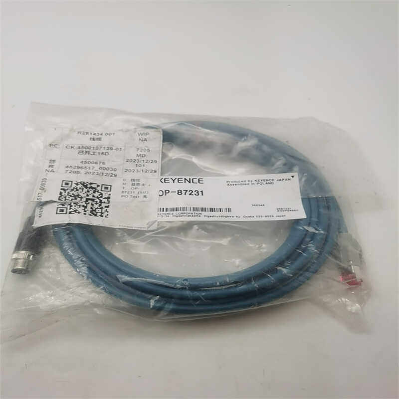 KEYENCE/基恩士OP-87231 0P-87231条码控制器传感器缆线 实拍现货