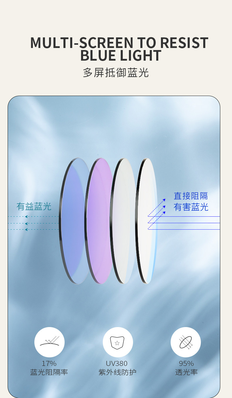 小红书资源款 木九十 黑框素颜眼镜 男女同款 图6