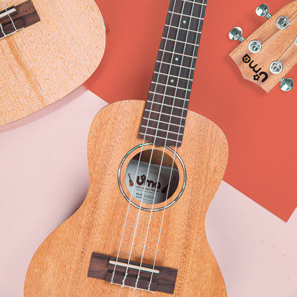 UMA Ukulele Beginner Student Adult Female Male Child Single Board Entry 23 inch Ukulele Small Guitar