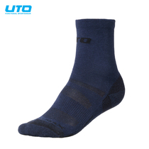 UTO Yuto Women's Mid-cut Sports Socks Outdoor Hiking Tube Socks Business Travel Cycling Running Socks