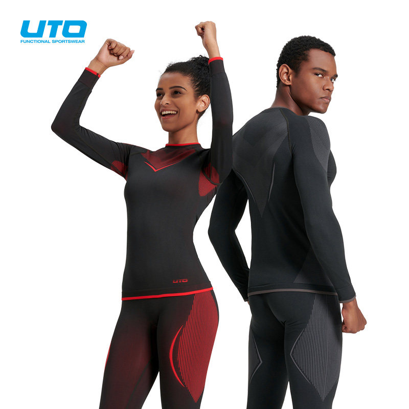 UTO Yo-yo Ski Underwear Men Sports Perspiration Function Suit Quick Dry Clothes Women Winter Outdoor Fever Coat 3 0