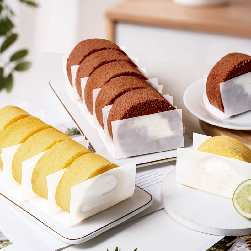 Cake Roll Divider Paper Hand Grip Paper Special Oil Paper Roll Paper Toaster Baking oil-proof oil-proof surrounding edge packaging box 1685-Taobao