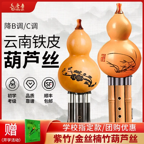 唐音 Натуральный Hulusi Musical Instrument Special C-Down B-Down Beginters и пожилой флагманский магазин DGFA