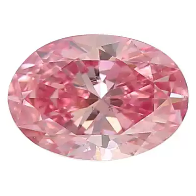 Argyle pink oval 0 28 karat FancyIntensePink concentrated cai fen VS1 clarity GIA