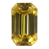 Fancy yellow diamond GIA certificate pad type 0 30 karat FancyVividYellow yan cai yellow SI1 clarity