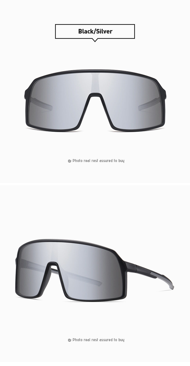 велоочки 全天候变色户外运动骑行眼镜夜骑墨镜女大框偏光防紫外线太阳眼镜 COOL