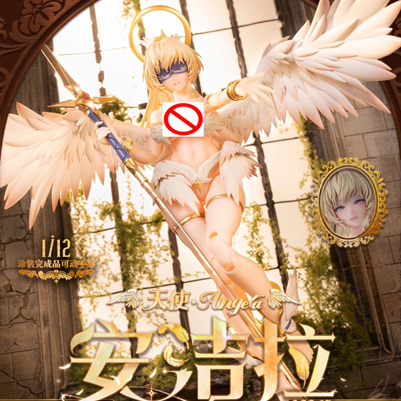 Wuzhi Shell Rpg-07 Angel Angela 1/12 Painted Finished Action Figure Model Wuzhi Shell Rpg-07 Angel Angela 1/12 Painted Finished Action Figure Model