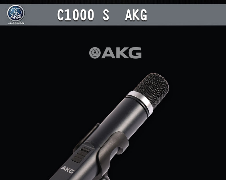 AKG tình yêu công nghệ C1000S chuyên nghiệp nhỏ màng ngưng tụ micro dụng cụ ghi âm micro cuộc phỏng vấn sản xuất ANH - Nhạc cụ MIDI / Nhạc kỹ thuật số mic thu âm hát karaoke