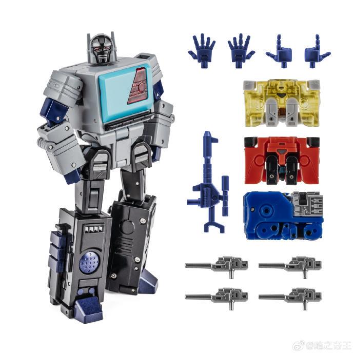 Small Scale Transforming Toy Na Newage H62B Mirror Cassette Player Includes Three Tapes