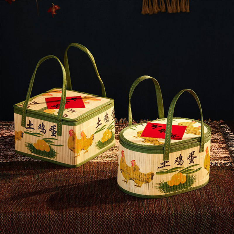 Bamboo Basket, Hand-Held Basket, Foldable Storage Box for Eggs, Handmade Bamboo Basket, Bamboo Wicker Basket, Bamboo Products, Bamboo Woven Packaging Box, Gift Box Bamboo Basket, Hand-Held Basket, Foldable Storage Box for Eggs, Handmade Bamboo Basket, Bamboo Wicker Basket, Bamboo Products, Bamboo Woven Packaging Box, Gift Box