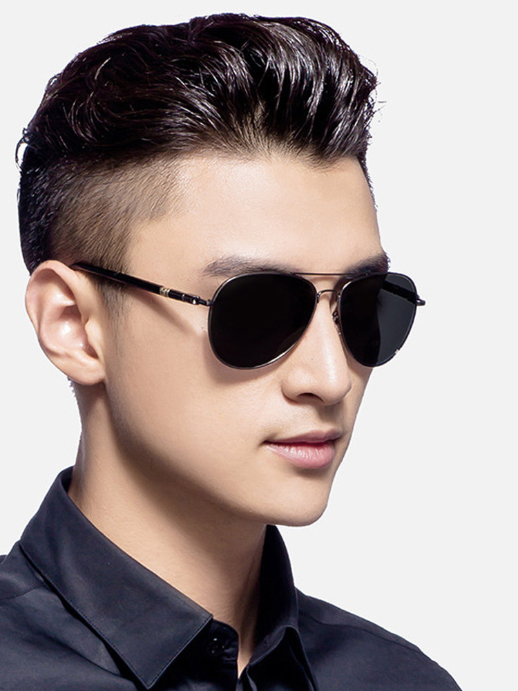 2025 New Polarized Sunglasses for Men, Fashionable Trendy Glasses, Driver's Driving Glasses, Aviator Glasses, Retro Fishing Sunglasses