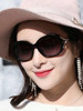 Polarized Sunglasses for Women 2025 New Celebrity Fashion Trendy Anti-Uv Sunglasses Stylish Versatile Round Face Glasses