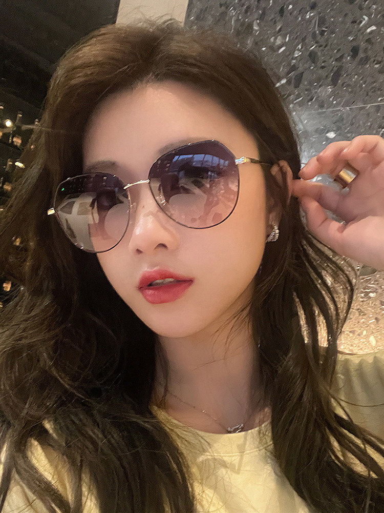 Sunglasses for Women, Summer New Style, Trendy Ladies 2024 Polarized Sunglasses, Fashionable Internet Celebrity Sun Protection, Uv Protection Driving Glasses