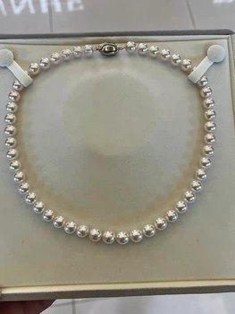925 silver shijia pearl necklace light luxury french shijia pearl necklace female pearl clavicle chain fever blogger