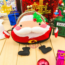 Non-woven material bag cut diy handmade Santa elk mouth gold bag coin bag coin gift