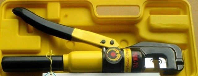 QYK-70MM2 quick hydraulic pliers Professional copper joint pliers 10-70MM2 copper terminal crimping pliers