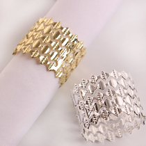 Home soft decoration fashion meal buckle napkin ring napkin ring simple modern model room napkin buckle
