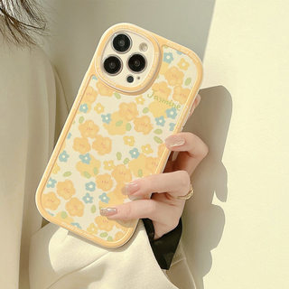 Korean style small fresh flower suitable for iphone14 mobile phone shell apple 13promax fairy 12 silicone 11 sets X/8p
