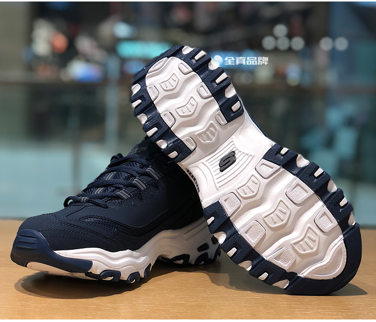 SKECHER nam xu hướng thể thao giản dị giày chạy bộ gấu trúc đen hoang dã tăng giày thoáng khí cũ 52675 - Giày chạy bộ giày the thao nam chính hãng